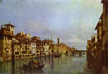 貝爾納多 貝洛托 Arno in Florence